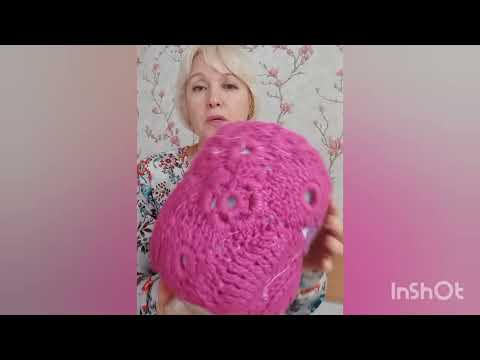 Видео: Делюсь опытом по сборке шапочки в технике ирландского кружева.