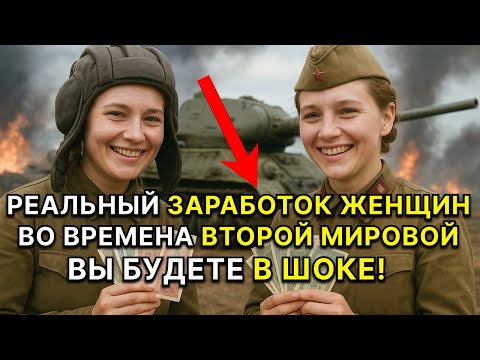 Видео: ШОК! Сколько на самом деле платили женщинам на фронте?