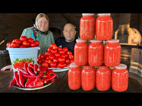 Видео: Аджика без Варки!!! Невероятно Вкусно!!! Заготовка на Зиму!!!!