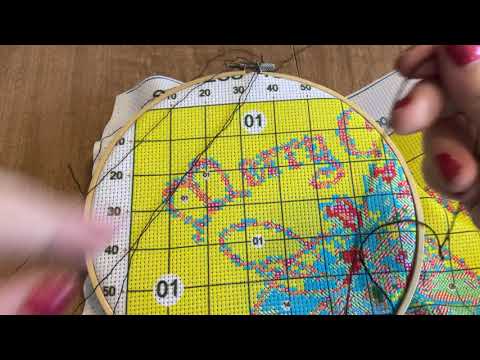 Видео: Вышивка крестом для начинающих — практическое руководство