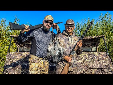 Видео: Охота на вяхиря в Омской области | Встречаем день охотника в скрадке