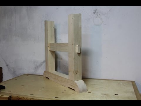 Видео: Как сделать сквозной паз (проушину) для столярного соединения. How to make a through mortise.