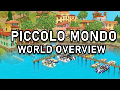 Видео: НОВЫЙ ИТАЛЬЯНСКИЙ МИР! Обзор мира Piccolo Mondo The Sims 3