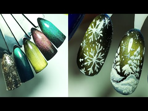 Видео: ❤ простой ПОШАГОВЫЙ мастер класс ❤ ЗИМНИЙ дизайн ногтей гель лаком ❤ ТОП 2020 дизайн ❤