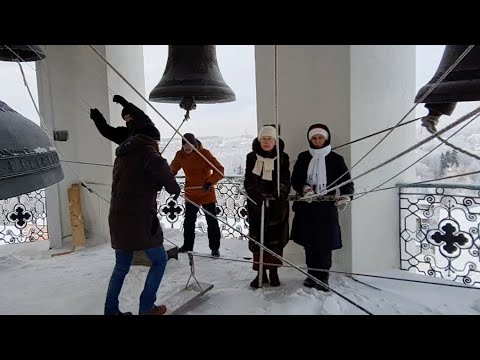 Видео: Колокольный звон в Софийском соборе, Вологодский кремль. Bell ringing in Vologda Kremlin