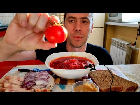 Видео: МУКБАНГ/Борщ/Вечная жизнь или миллион долларов/MUKBANG/eating show/не ASMR/먹방