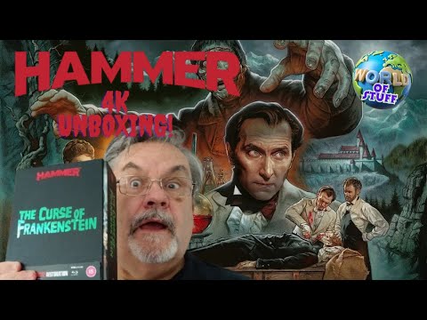 Видео: РАСПАКОВКА — НОВЫЙ ФИЛЬМ HAMMER «ПРОКЛЯТИЕ ФРАНКЕНШТЕЙНА» В 4K! (1957)