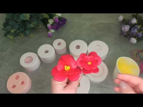 Видео: заливаю новинки силиконовых форм Glori form. цветы из мыла. мыльные розы