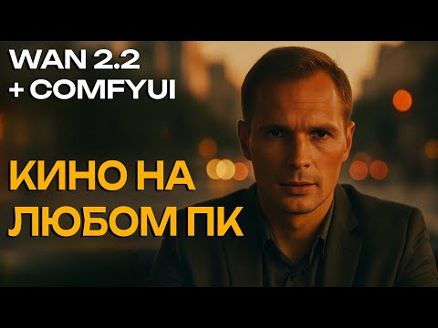 Видео: Wan2.2 + ComfyUI: Безлимитный AI генератор видео на компьютере. Гайд по установке и запуску