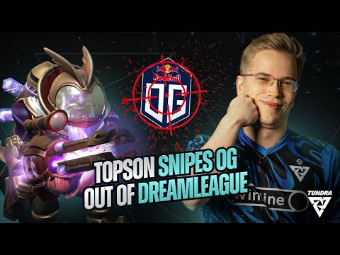 Видео: Как Topson переснайперил OG с DreamLeague ft. @KheZu