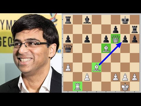 Видео: УРАГАННАЯ АТАКА Вишванатана Ананда! Шахматы