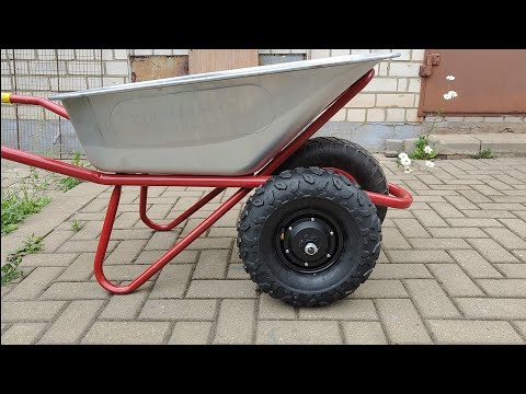 Видео: электроТАЧКА 500w 36v 6.5Ah Lifepo4