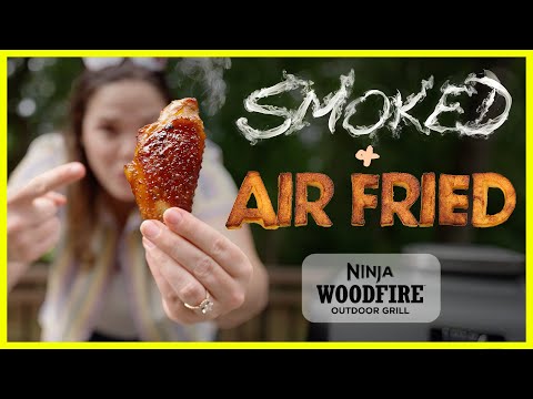 Видео: Копчёные куриные крылышки, приготовленные на воздухе | Рецепты для гриля на открытом воздухе Ninj...