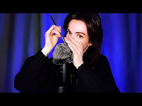 Видео: Просто идеальный АСМР для сна🔹 БЛИЗКИЙ полуразборчивый шёпот, звуки рта и ветрозащиты + таппинг✨ASMR