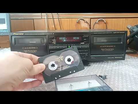 Видео: PIONEER CT-W806DR проверка после ремонта, настройки, профилактики.