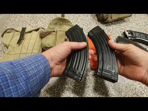 Видео: Подсумки и магазины СССР для АК.