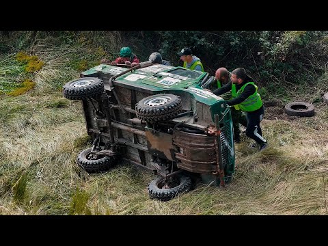 Видео: НЕ для СЛАБОНЕРВНЫХ! Перевернули ЛУАЗ, Land Rover, JEEP Wrangler и багги