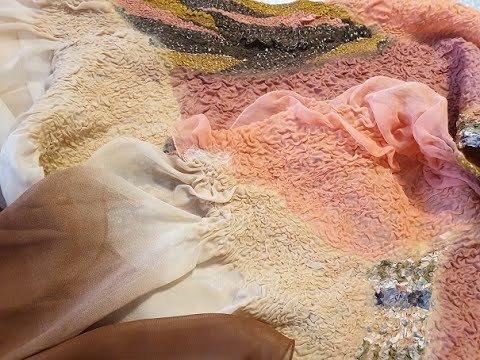 Видео: Создание нуно-шарфика из того, что есть дома.