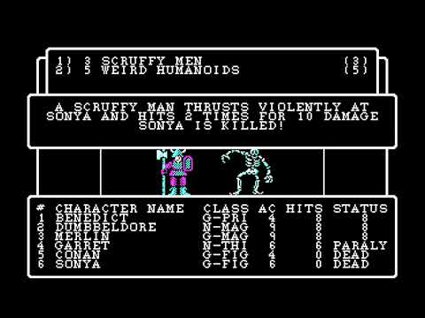 Видео: Wizardry: Proving Grounds of the Mad Overlord (1981) - часть 1