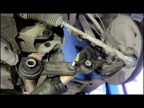 Видео: Замена сайлентблоков передних рычагов на Mercedes Benz CLS 350 Мерседес Бенц  2007 года  2часть