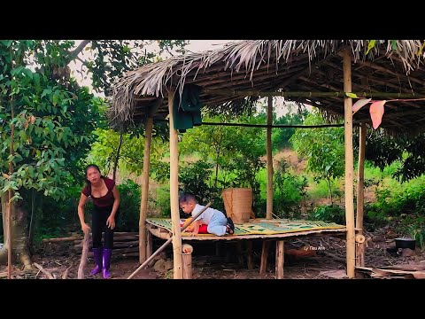 Видео: ПОЛНОЕ ВИДЕО: Построение БАМБУКОВОГО ДОМА с Моим Сыном с НУЛЯ!