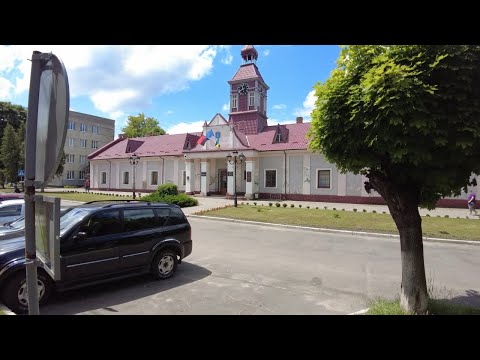 Видео: Сокаль ратуша .центральна площа.вул Міцкевича. Стуса