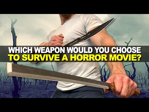 Видео: Какое оружие вы бы выбрали, чтобы выжить в фильме ужасов?