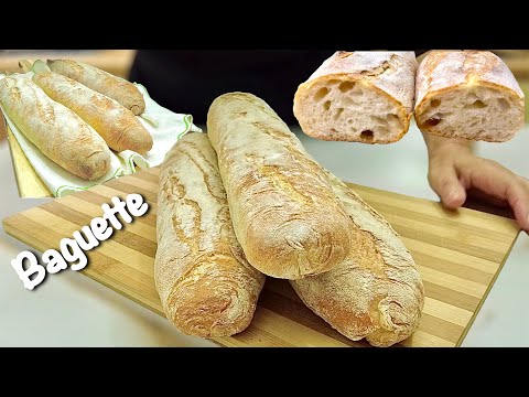 Видео: БАГЕТ 🥖 ХРУСТЯЩИЙ ХЛЕБ с пузырьками 🥖 рецепт от Всех за столом