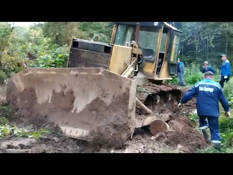 Видео: гусеница сбита движение невозможно часть2