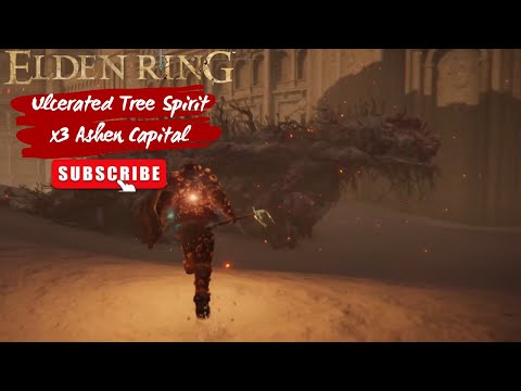 Видео: #235 Изъязвлённый древесный дух x3 Столица пепла | Ulcerated Tree Spirit x3 Ashen Capital Boss fight