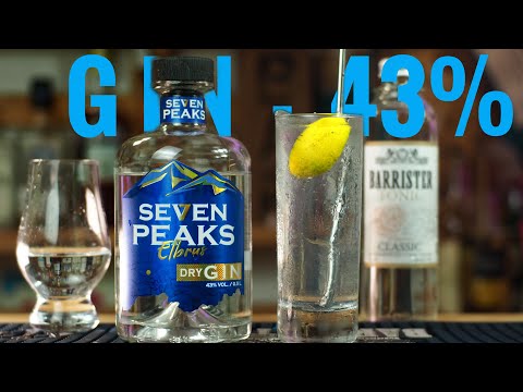 Видео: Джин Семь ВЕРШИН Эльбрус 43% / SEVEN PEAKS Elbrus Gin - СЛВЗ из Сыктывкара