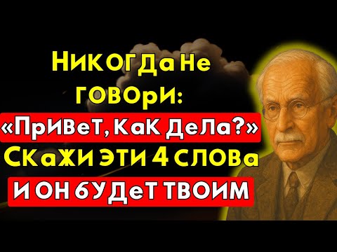 Видео: Карл Юнг | Скажи эти 4 слова — и мужчина будет думать о тебе весь день