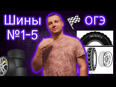 Видео: Шины ОГЭ 2024. Задания 1-5 Математика ОГЭ 2024