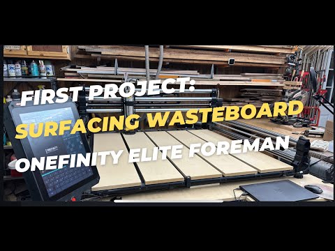 Видео: Первый проект: обработка поверхности картона QCW Wasteboard на НОВОМ станке с ЧПУ Onefinity Elite...