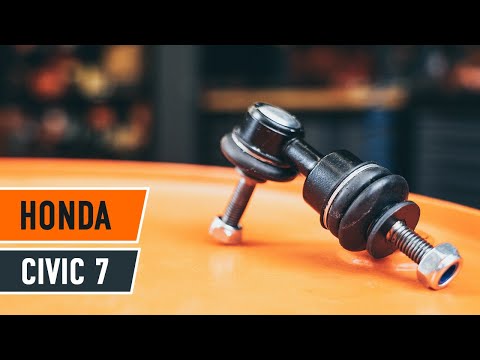 Видео: Cоmo cambiar bieletas de suspension delantero Honda Civic 7 Instrucción | Autodoc