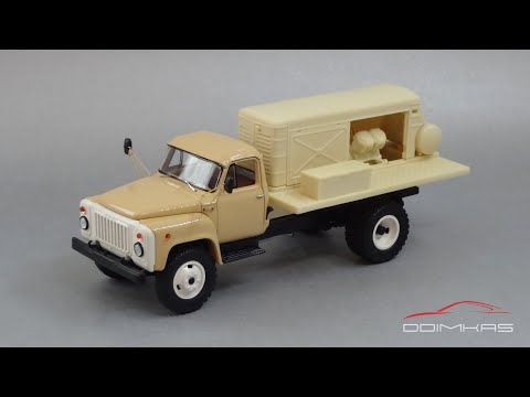 Видео: Набор деталей для сборки компрессора ЗИФ-55 || DiP Models || Масштабные модели автомобилей СССР 1:43