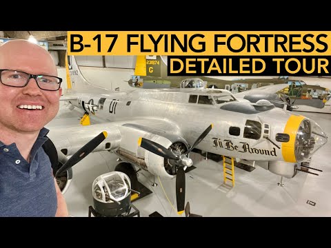 Видео: Подробный тур по Boeing B-17 Flying Fortress (показанному в фильме «Мастера воздуха»)