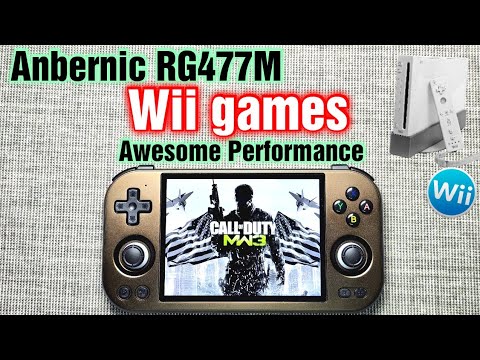 Видео: Anbernic RG477M протестировал игры WII I Emulation Beast