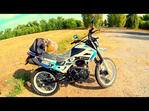 Видео: Дальнобой на новом мотоцикле Spark SP250D-1. Еду по полям как по асфальту!