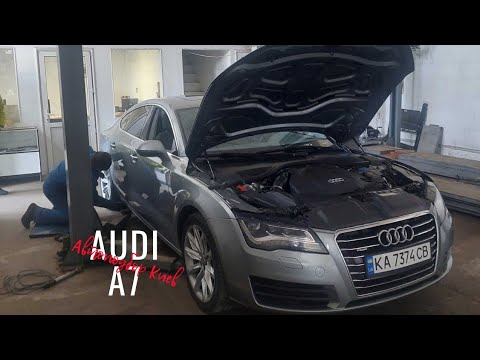 Видео: Автоподбор Киев. Осмотр Audi A7 на СТО перед покупкой