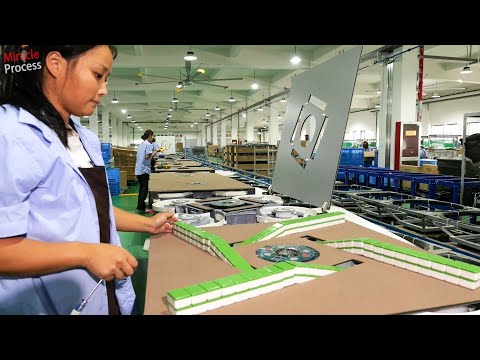 Видео: Исследование производства автоматизированных машин для маджонга на суперфабрике в Китае