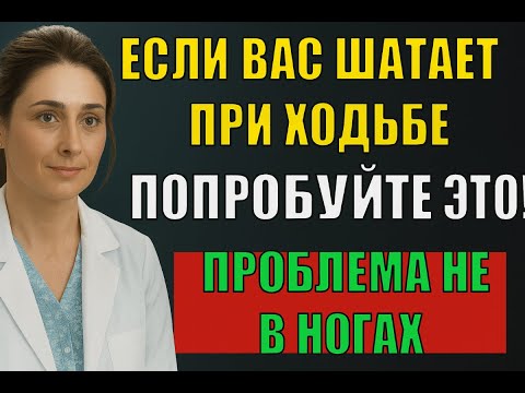 Видео: Если вас шатает при ходьбе — срочно узнайте, что скрывается за этой проблемой!