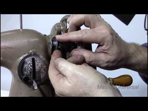 Видео: Моталка не наматывает шпульку.  Заправка ниток. Видео № 484.