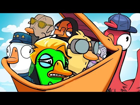 Видео: АМОНГУСЬ! Я УТКА-МАРШРУТКА! ПЕЛИКАН - ЛУЧШАЯ РОЛЬ - Goose Goose Duck!