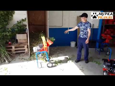 Видео: Мурка садовый измельчитель DRX У-250 электрический