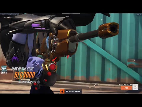 Видео: POTG! 36 ELIMS! IDDQD INSANE WIDOWMAKER GAMEPLAY OVERWATCH 2 СЕЗОН 13 ТОП-500
