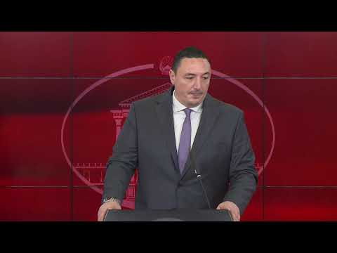 Видео: Прес-конференција на министерот за спорт, Борко Ристовски