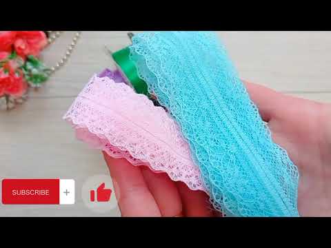 Видео: СУПЕР! 🌿😀Летние, нежные бантики из кружева для девочек🌺SUPER!Summer, delicate lace bows for girls. 🌺