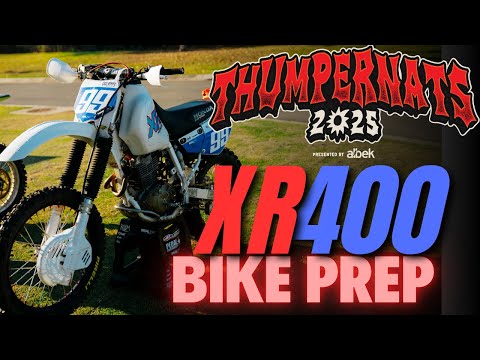 Видео: Подготовка велосипеда XR400 Thumpernats — трансформация гоночного велосипеда!