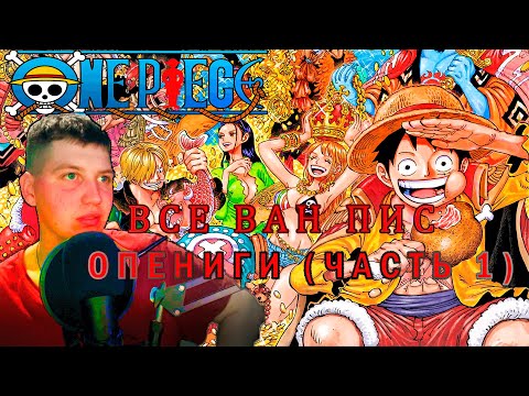 Видео: Все ван пис опенинги 1-12 (часть 1) | reaction openings one piece 1-12 (part1)